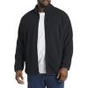 imageDXL Big  Tall Essentials Mens Big and Tall FullZip Polar Fleece JacketBlack