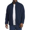 imageDXL Big  Tall Essentials Mens Big and Tall FullZip Polar Fleece JacketNavy