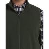 imageDXL Big  Tall Essentials Mens Big and Tall FullZip Polar Fleece VestDk Green