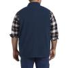 imageDXL Big  Tall Essentials Mens Big and Tall FullZip Polar Fleece VestNavy