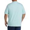 imageDXL Big  Tall Essentials Mens Big and Tall Jersey Polo ShirtAqua