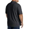 imageDXL Big  Tall Essentials Mens Big and Tall Jersey Polo ShirtBlack