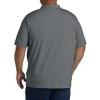 imageDXL Big  Tall Essentials Mens Big and Tall Jersey Polo ShirtGrey