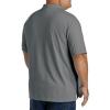 imageDXL Big  Tall Essentials Mens Big and Tall Jersey Polo ShirtGrey