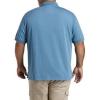 imageDXL Big  Tall Essentials Mens Big and Tall Jersey Polo ShirtLight Blue Heather