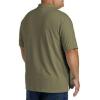 imageDXL Big  Tall Essentials Mens Big and Tall Jersey Polo ShirtOlive Green