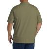 imageDXL Big  Tall Essentials Mens Big and Tall Jersey Polo ShirtOlive Green