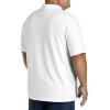 imageDXL Big  Tall Essentials Mens Big and Tall Jersey Polo ShirtWhite