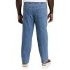 imageDXL Big  Tall Essentials Mens Big and Tall Loose Fit JeansLight Wash