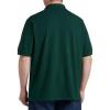 imageDXL Big  Tall Essentials Mens Big and Tall Piqu Mesh ShortSleeve Polo ShirtHunter Green