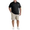 imageDXL Big  Tall Essentials Mens Big and Tall Solid Golf Polo ShirtBlack