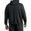 imageDXL Big  Tall Essentials Mens Big and Tall Solid HoodieBlack