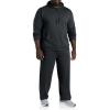 imageDXL Big  Tall Essentials Mens Big and Tall Solid HoodieBlack