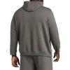 imageDXL Big  Tall Essentials Mens Big and Tall Solid HoodieGrey