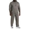 imageDXL Big  Tall Essentials Mens Big and Tall Solid HoodieGrey