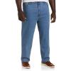 imageDXL Big  Tall Essentials Mens Big and Tall Loose Fit JeansLight Wash