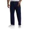 imageDXL Big  Tall Essentials Mens Big and Tall RelaxedFit JeansDark Rinse