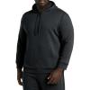 imageDXL Big  Tall Essentials Mens Big and Tall Solid HoodieBlack