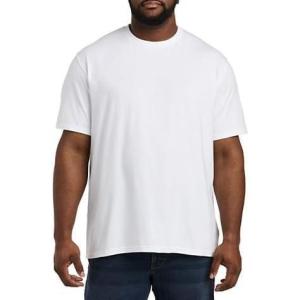 imageDXL Big  Tall Essentials Mens Big and Tall 2pk TeesBright White