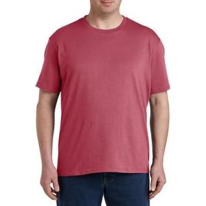 imageDXL Big  Tall Essentials Mens Big and Tall 2pk TeesPink