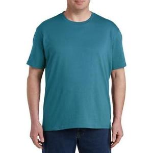 imageDXL Big  Tall Essentials Mens Big and Tall 2pk TeesTeal