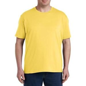 imageDXL Big  Tall Essentials Mens Big and Tall 2pk TeesYellow