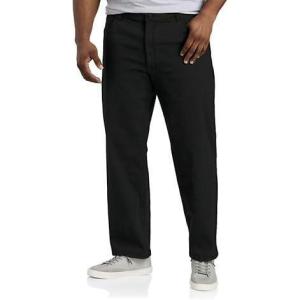 imageDXL Big  Tall Essentials Mens Big and Tall RelaxedFit JeansBlack