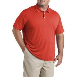 imageDXL Big  Tall Essentials Mens Big and Tall Solid Golf Polo ShirtOrange