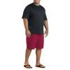 imageDXL Big  Tall Essentials Mens Big and Tall QuickDry Swim TrunksRed