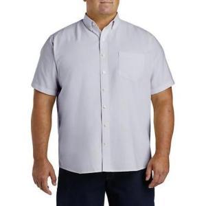 imageDXL Big  Tall Essentials Mens Big and Tall Oxford Sport ShirtGrey