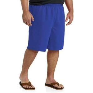 imageDXL Big  Tall Essentials Mens Big and Tall QuickDry Swim TrunksBlue