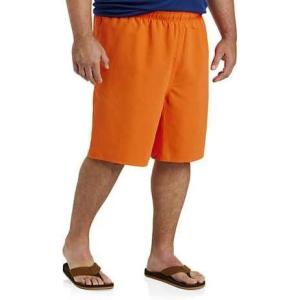 imageDXL Big  Tall Essentials Mens Big and Tall QuickDry Swim TrunksOrange