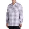 imageDXL Synrgy Mens Big and Tall Check Sport ShirtBlue White