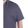 imageDXL Synrgy Mens Big and Tall Micro Print Sport ShirtNavy