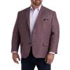 imageDXL Synrgy Mens Big and Tall Textured Sport CoatBurgundy