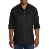 imageDXL Synrgy Mens Big and Tall Textured Sport ShirtBlack