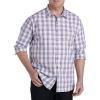 imageDXL Synrgy Mens Big and Tall Check Sport ShirtBlue White