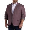 imageDXL Synrgy Mens Big and Tall Textured Sport CoatBurgundy