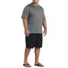 imageDXL Big  Tall Essentials Mens Big and Tall QuickDrying Swim TShirt Charcoal 2XL