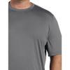 imageDXL Big  Tall Essentials Mens Big and Tall QuickDrying Swim TShirt Charcoal 2XL