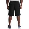 imageDXL Big  Tall Essentials Mens Big and Tall 2pk Mesh ShortsBlack