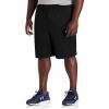 imageDXL Big  Tall Essentials Mens Big and Tall 2pk Mesh ShortsBlack