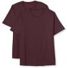 imageDXL Big ampamp Tall Essentials 2pk Tees Burgundy 2XLT