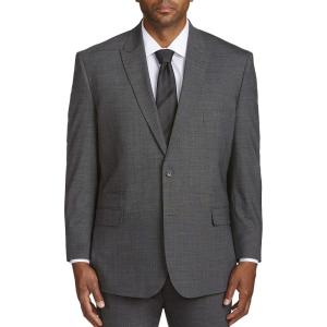 imageDXL Synrgy Big and Tall Performance Stretch Suit Jacket GreyGrey