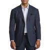 imageDXL Synrgy Mens Big and Tall JacketRelaxer Performance Mlange Suit Jacket Blue 54 L