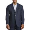 imageDXL Synrgy Mens Big and Tall JacketRelaxer Performance Mlange Suit Jacket Blue 54 L