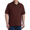 imageDXL Mens Big and Tall Big  Tall Essentials by DXL Mens Big and Tall Pique Mesh ShortSleeve Polo Shirt Port 3XL