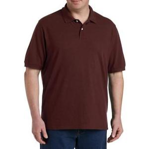 imageDXL Mens Big and Tall Big  Tall Essentials by DXL Mens Big and Tall Pique Mesh ShortSleeve Polo Shirt Port 3XL