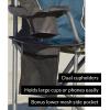 image500lb Capacity HeavyDuty Portable Chair Charcoal 500 lb