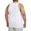 imageDXL Mens Big and Tall Big  Tall Essentials by DXL Mens Big and Tall 5pk Tanks White 2XL